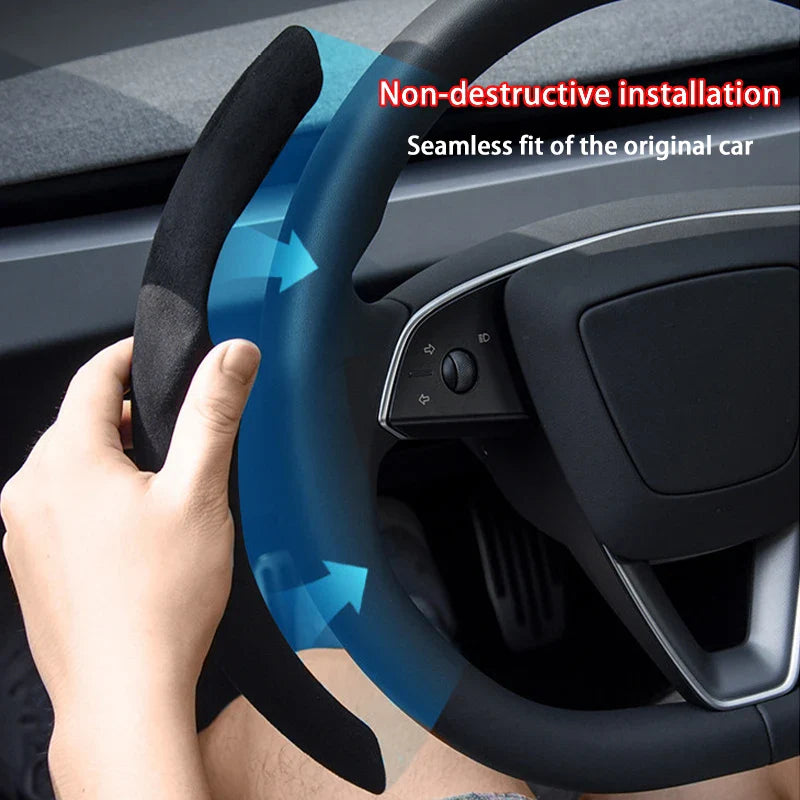 Luxury Suede Steering Protector