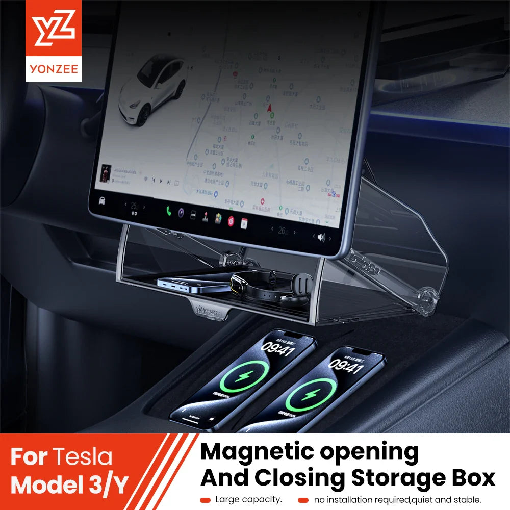 Magnetic Foldable Car Storage Box