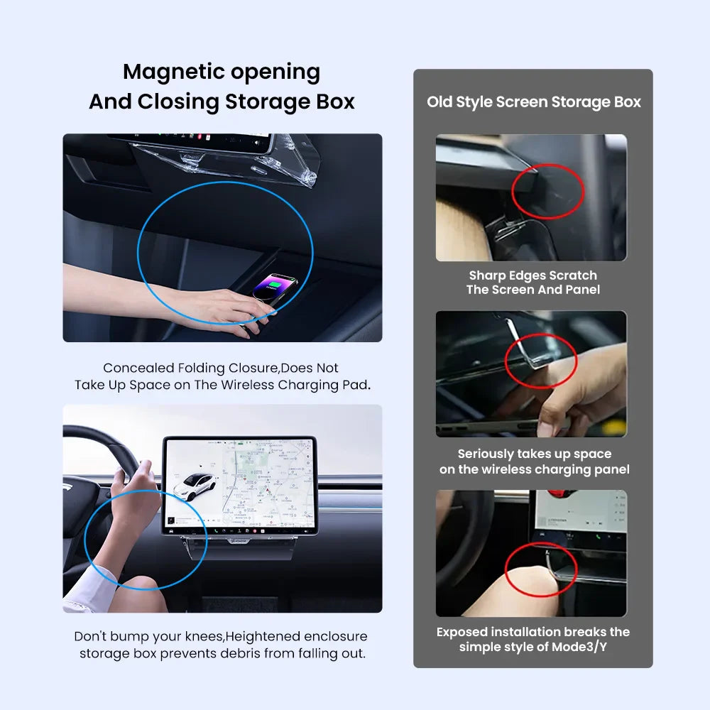 Magnetic Foldable Car Storage Box